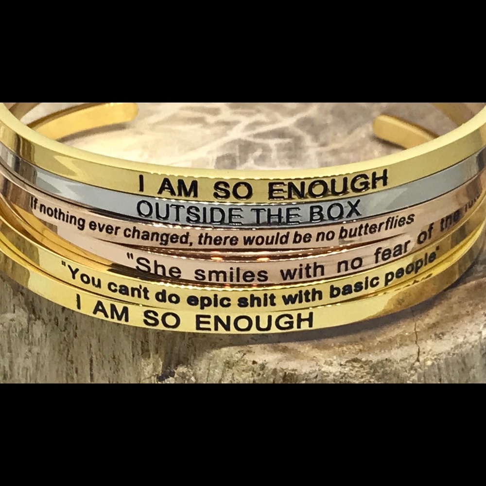 SET of THREE your choice inspired bracelets